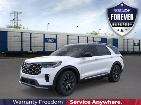White 2025 Ford Explorer Platinum for sale in Crestview, FL
