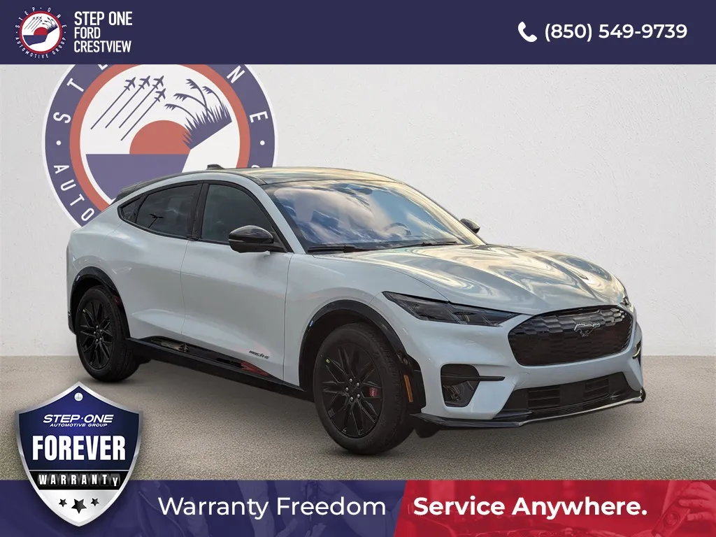 White 2025 Ford Mustang Mach-E Premium for sale in Crestview, FL