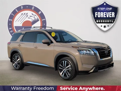 Beige 2024 Nissan Pathfinder Platinum for sale in Crestview, FL
