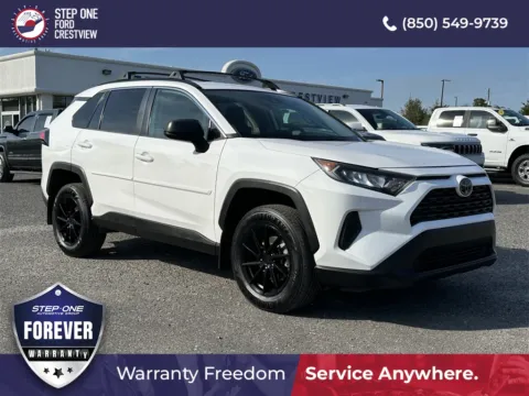 White 2019 Toyota RAV4 LE for sale in Crestview, FL