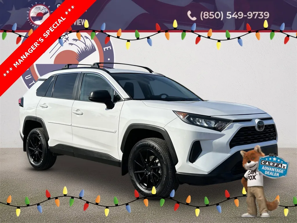 White 2019 Toyota RAV4 LE for sale in Crestview, FL