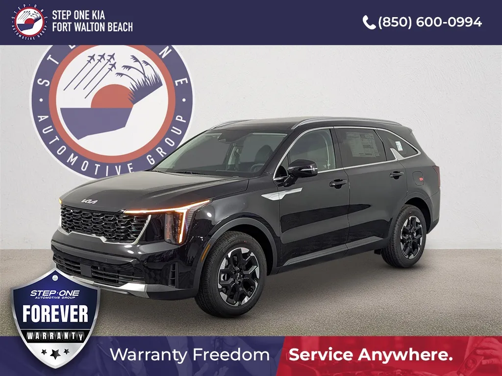Black 2026 Kia Sorento S for sale in Fort Walton Beach, FL