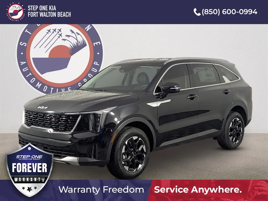 Black 2026 Kia Sorento S for sale in Fort Walton Beach, FL
