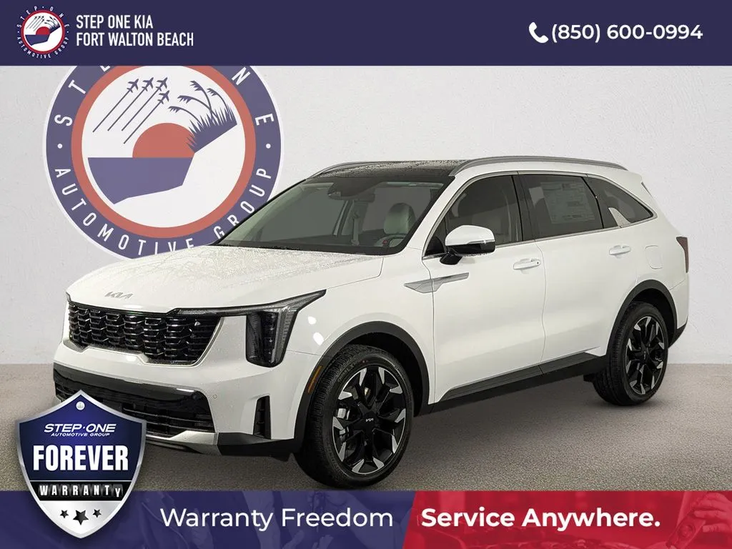 White 2026 Kia Sorento EX for sale in Fort Walton Beach, FL