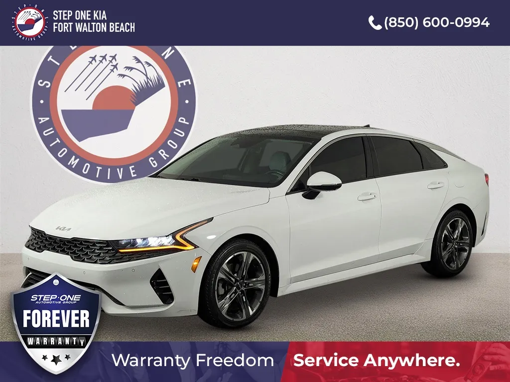 White 2022 Kia K5 EX for sale in Fort Walton Beach, FL