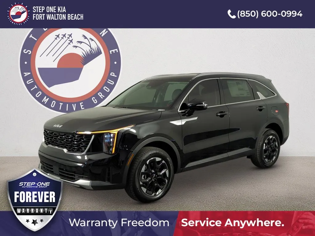 Black 2026 Kia Sorento S for sale in Fort Walton Beach, FL