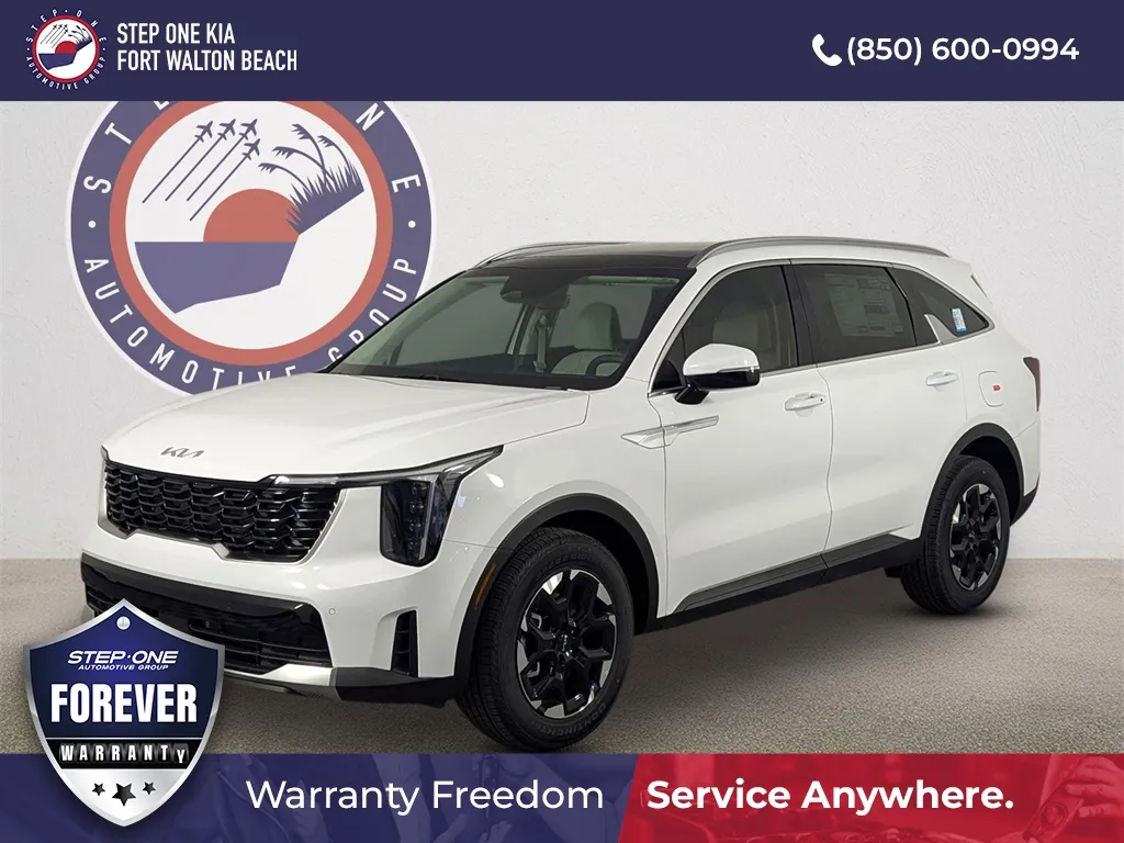White 2026 Kia Sorento S for sale in Fort Walton Beach, FL