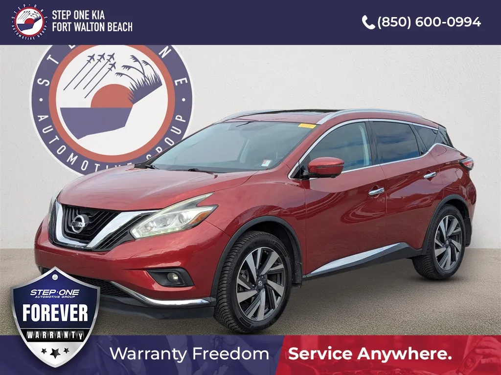 Red 2018 Nissan Murano Platinum for sale in Fort Walton Beach, FL