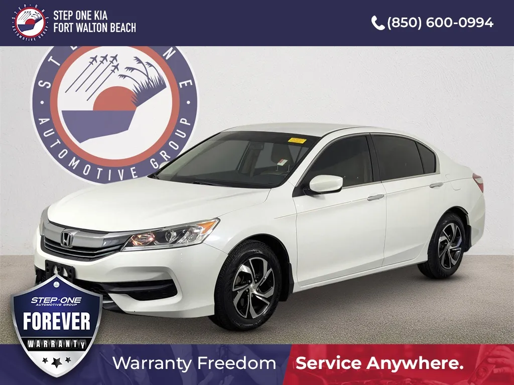 White 2016 Honda Accord LX for sale in Fort Walton Beach, FL