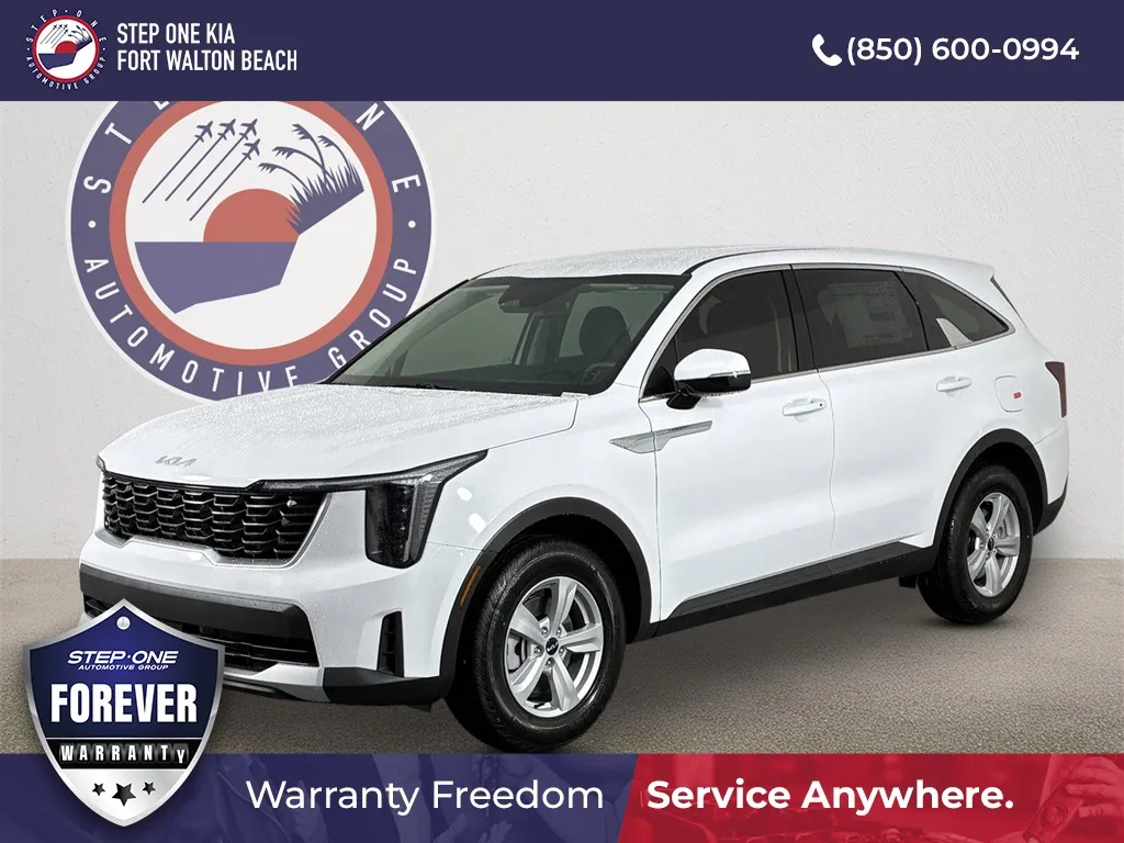 White 2026 Kia Sorento LX for sale in Fort Walton Beach, FL