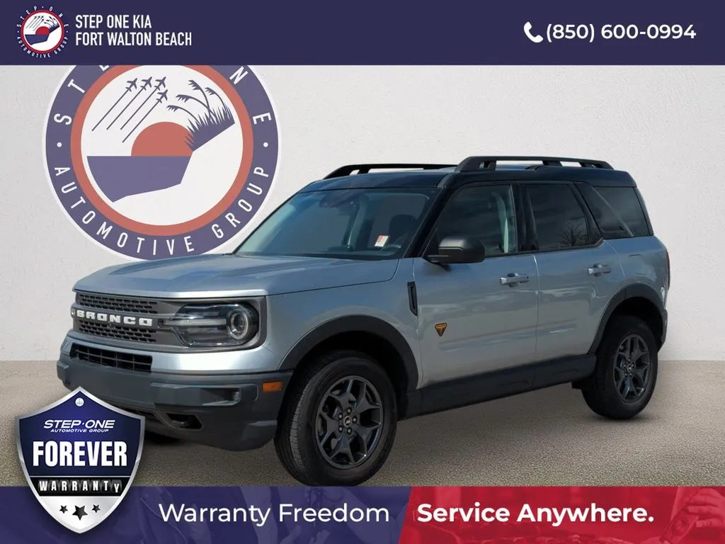 Silver 2021 Ford Bronco Sport Badlands for sale in Fort Walton Beach, FL