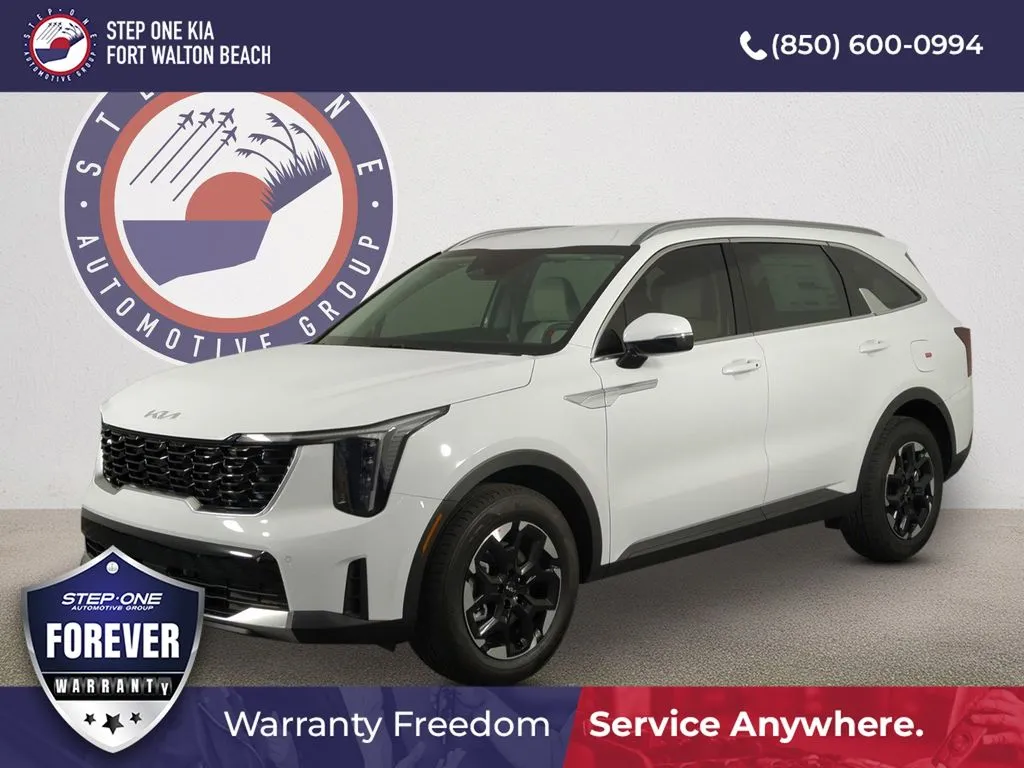 White 2026 Kia Sorento S for sale in Fort Walton Beach, FL