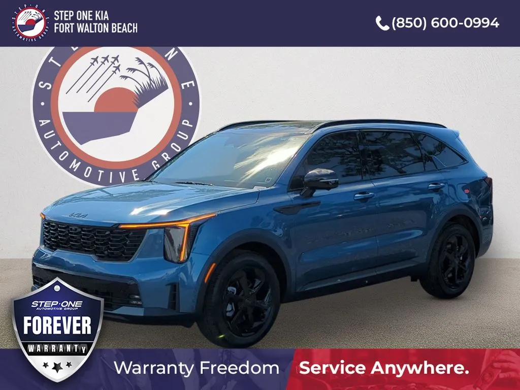 Blue 2026 Kia Sorento Hybrid X-Line SX Prestige for sale in Fort Walton Beach, FL