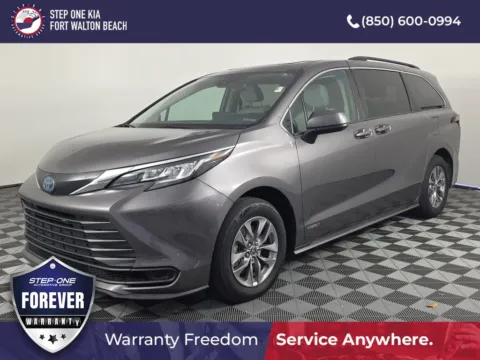 Gray 2021 Toyota Sienna LE for sale in Fort Walton Beach, FL