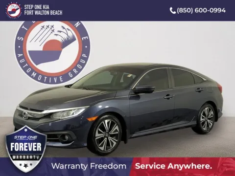 Black 2017 Honda Civic EX-L for sale in Fort Walton Beach, FL
