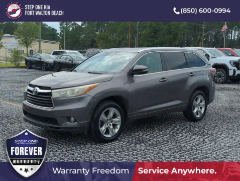 Gray 2015 Toyota Highlander Limited for sale in Fort Walton Beach, FL