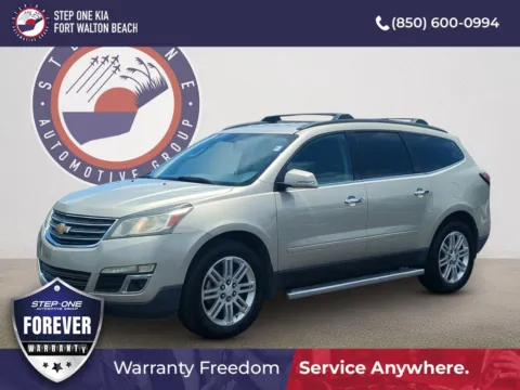 Silver 2015 Chevrolet Traverse LT for sale in Fort Walton Beach, FL
