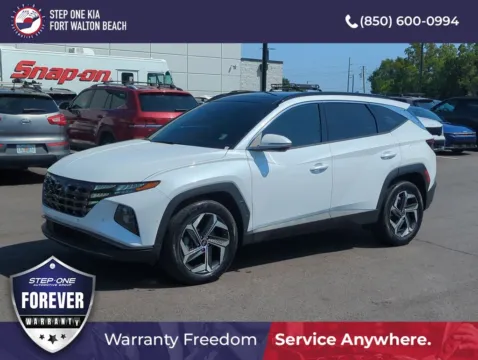 White 2022 Hyundai Tucson Hybrid Limited for sale in Fort Walton Beach, FL