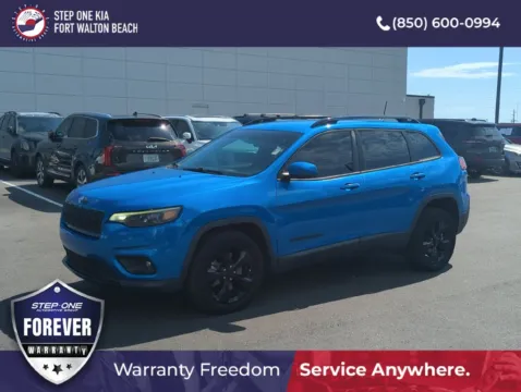 Blue 2021 Jeep Cherokee Latitude Plus for sale in Fort Walton Beach, FL