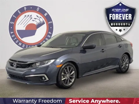 Blue 2020 Honda Civic EX for sale in Fort Walton Beach, FL