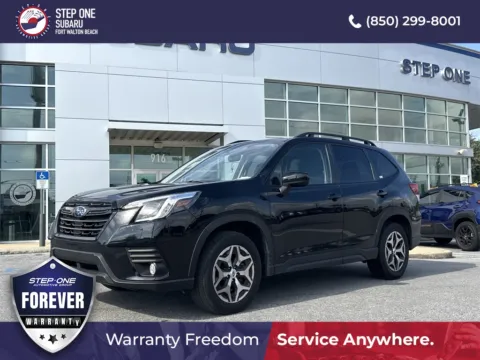 Black 2023 Subaru Forester Premium for sale in Fort Walton Beach, FL