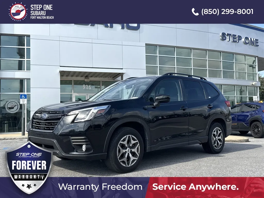 Black 2023 Subaru Forester Premium for sale in Fort Walton Beach, FL