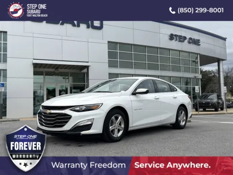 White 2021 Chevrolet Malibu LS for sale in Fort Walton Beach, FL
