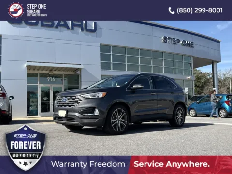 Gray 2020 Ford Edge Titanium for sale in Fort Walton Beach, FL