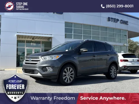Gray 2017 Ford Escape Titanium for sale in Fort Walton Beach, FL