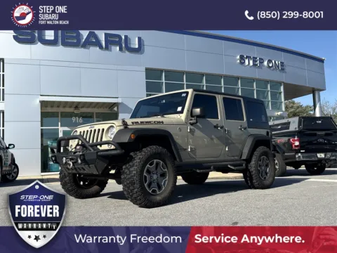 Beige 2018 Jeep Wrangler JK Unlimited Rubicon for sale in Fort Walton Beach, FL