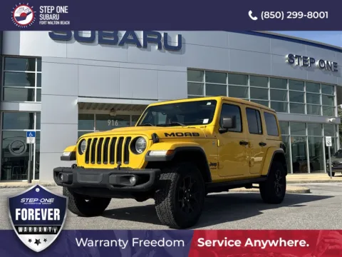 Yellow 2019 Jeep Wrangler Unlimited Moab for sale in Fort Walton Beach, FL