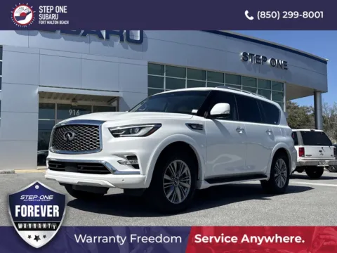White 2021 INFINITI QX80 LUXE for sale in Fort Walton Beach, FL