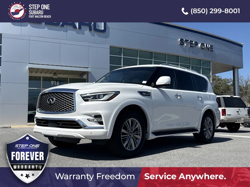 White 2021 INFINITI QX80 LUXE for sale in Fort Walton Beach, FL