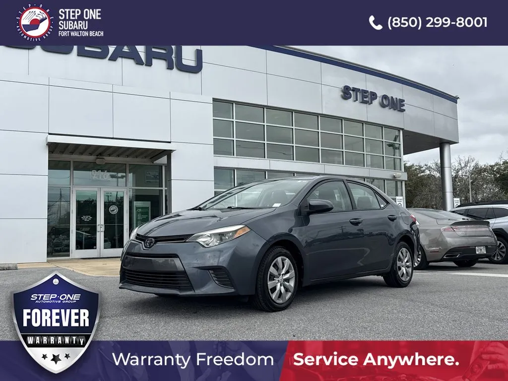 Gray 2015 Toyota Corolla LE for sale in Fort Walton Beach, FL
