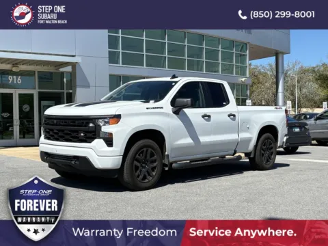 White 2024 Chevrolet Silverado 1500 Custom for sale in Fort Walton Beach, FL