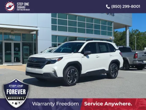 White 2026 Subaru Forester Premium Hybrid for sale in Fort Walton Beach, FL