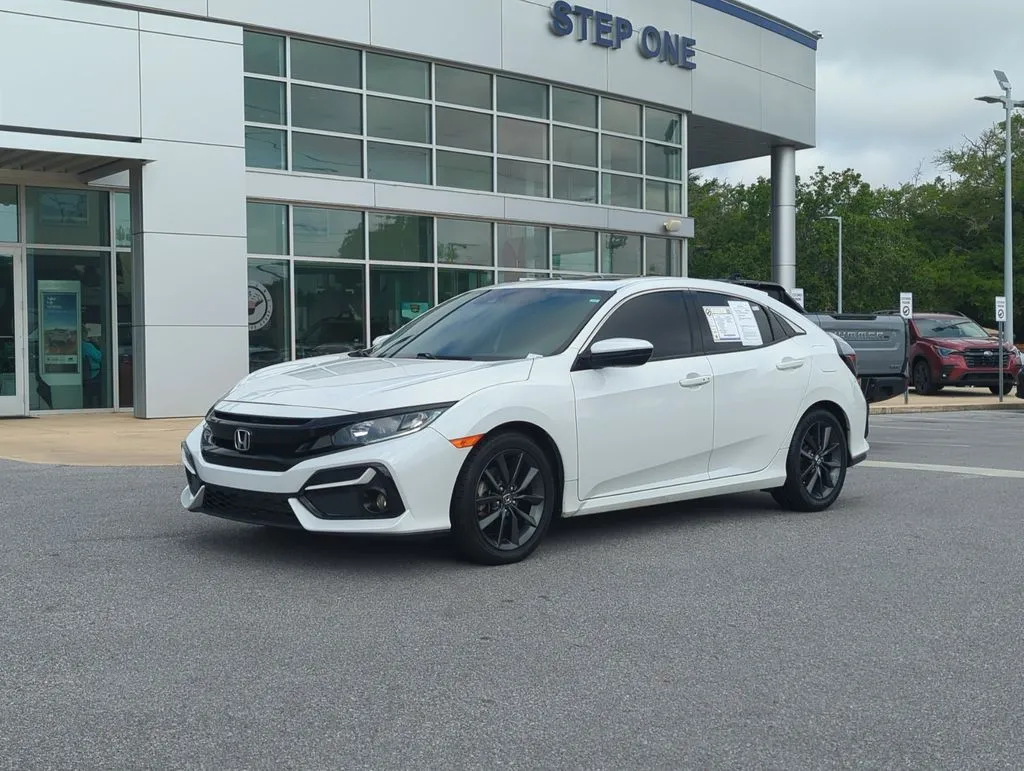 White 2021 Honda Civic EX for sale in Fort Walton Beach, FL
