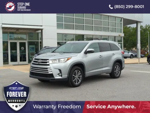 Silver 2018 Toyota Highlander XLE for sale in Fort Walton Beach, FL