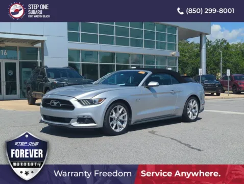 Silver 2015 Ford Mustang GT Premium for sale in Fort Walton Beach, FL