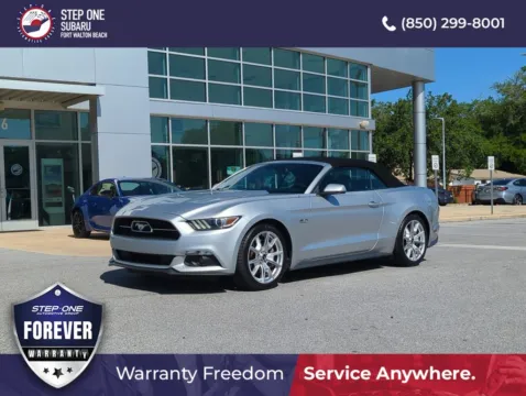 Silver 2015 Ford Mustang GT Premium for sale in Fort Walton Beach, FL