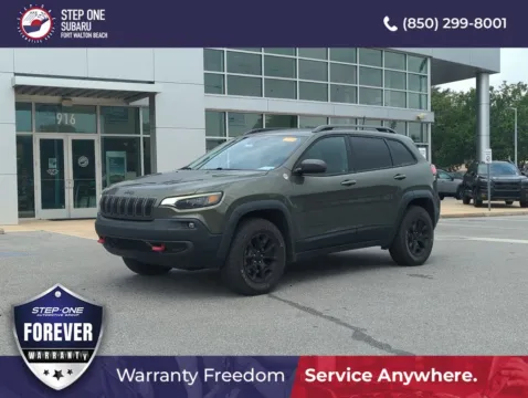 Green 2021 Jeep Cherokee Trailhawk for sale in Fort Walton Beach, FL