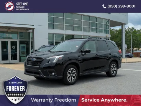 Black 2023 Subaru Forester Premium for sale in Fort Walton Beach, FL