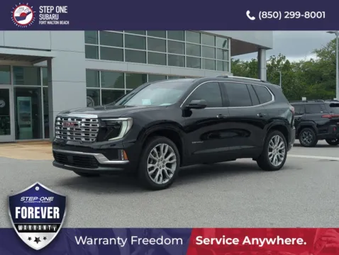 Photos of 2025 GMC Acadia Denali for sale in Fort Walton Beach, FL at Step One Subaru Fort Walton Beach