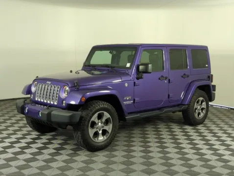 Purple 2017 Jeep Wrangler Unlimited Sahara for sale in Fort Walton Beach, FL