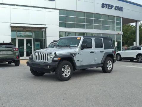 Silver 2022 Jeep Wrangler Unlimited Sport S for sale in Fort Walton Beach, FL