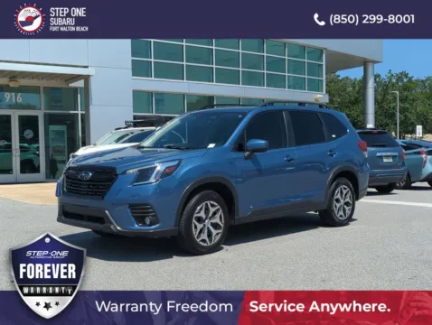 Blue 2022 Subaru Forester Premium for sale in Fort Walton Beach, FL
