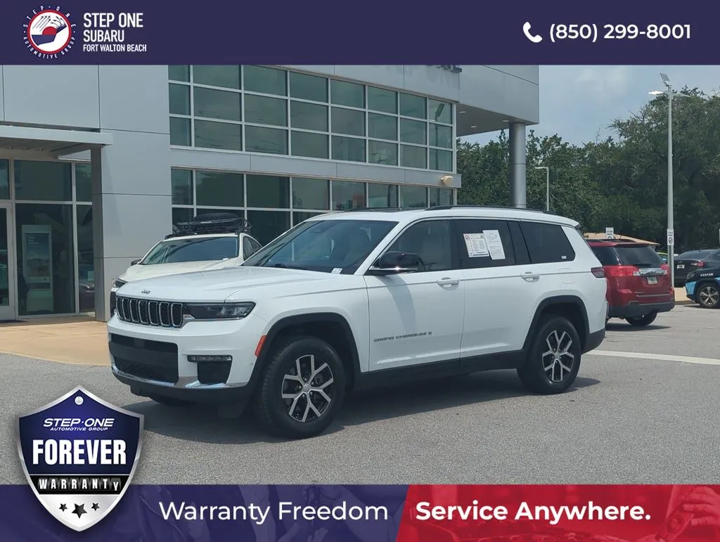 White 2023 Jeep Grand Cherokee L Limited for sale in Fort Walton Beach, FL