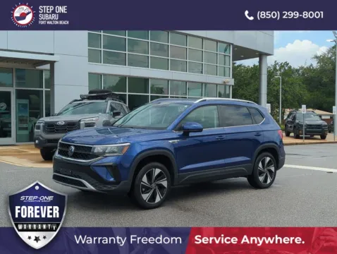 Blue 2024 Volkswagen Taos 1.5T SE for sale in Fort Walton Beach, FL