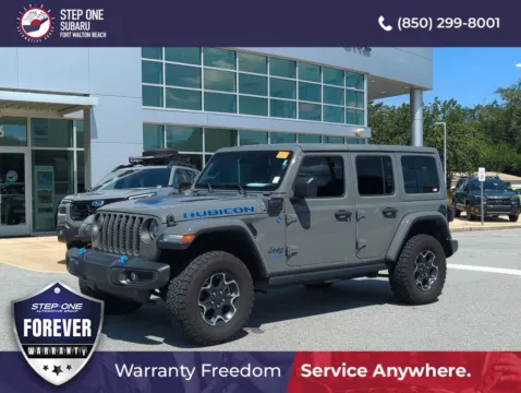 Gray 2022 Jeep Wrangler Unlimited Rubicon 4xe for sale in Fort Walton Beach, FL