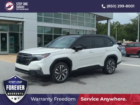 White 2026 Subaru Forester Touring Hybrid for sale in Fort Walton Beach, FL